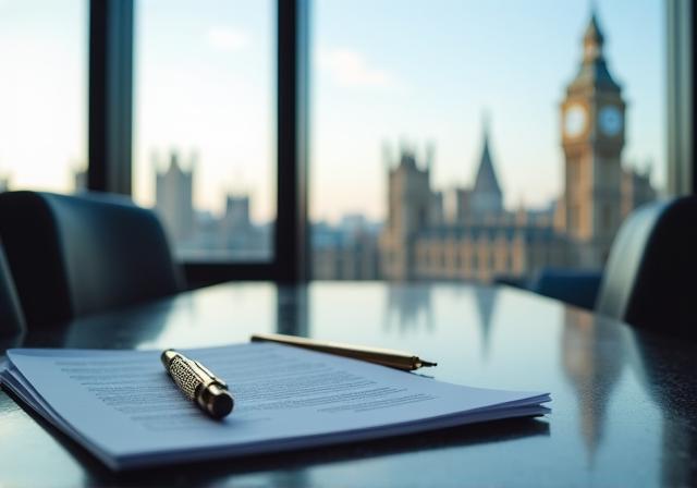 Professional legal consultation room in London